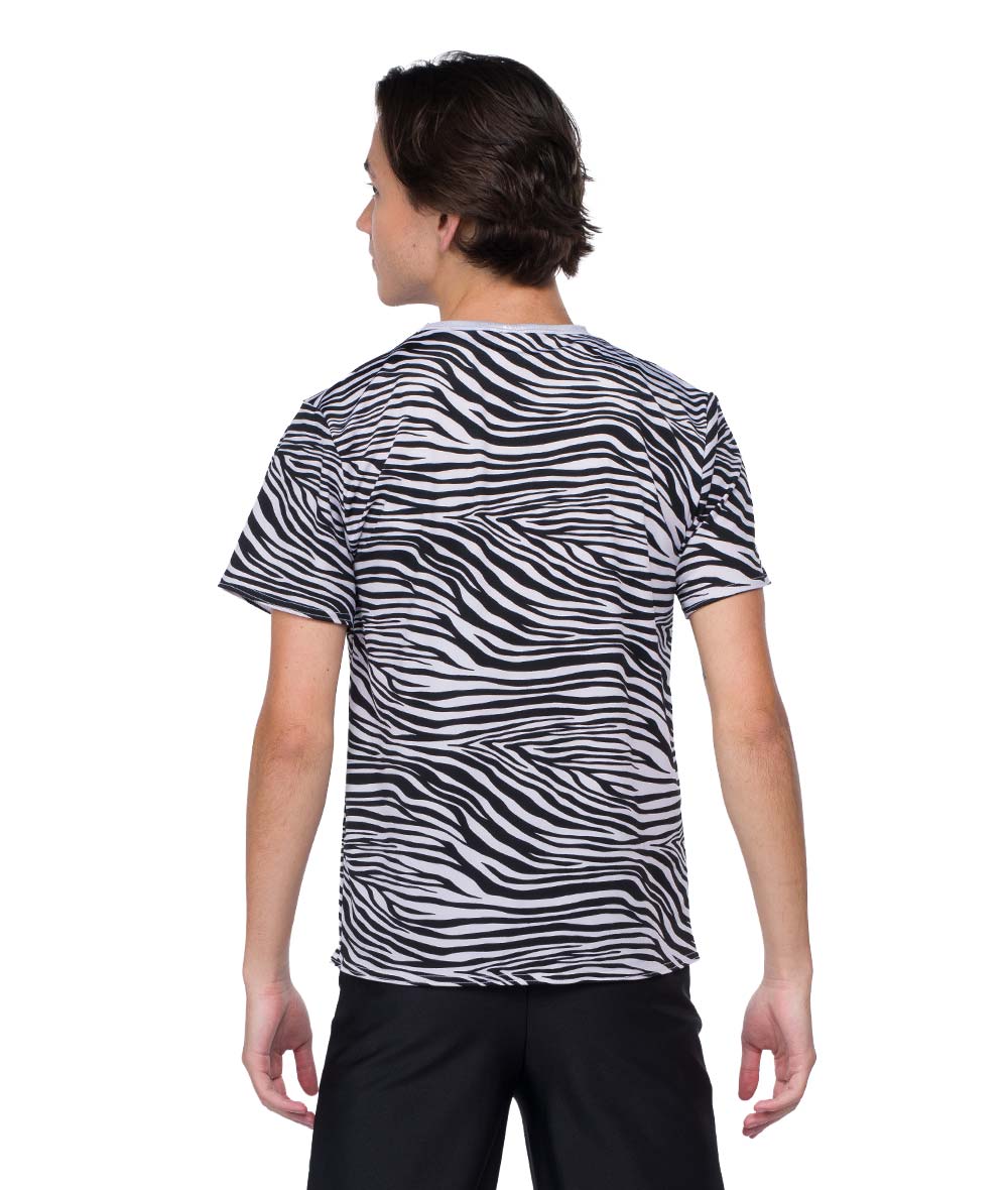 24126Gn Zebra Stripes Guy Shirt