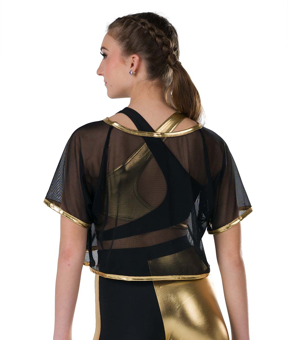 25224A Out Of My Mind Mesh Top