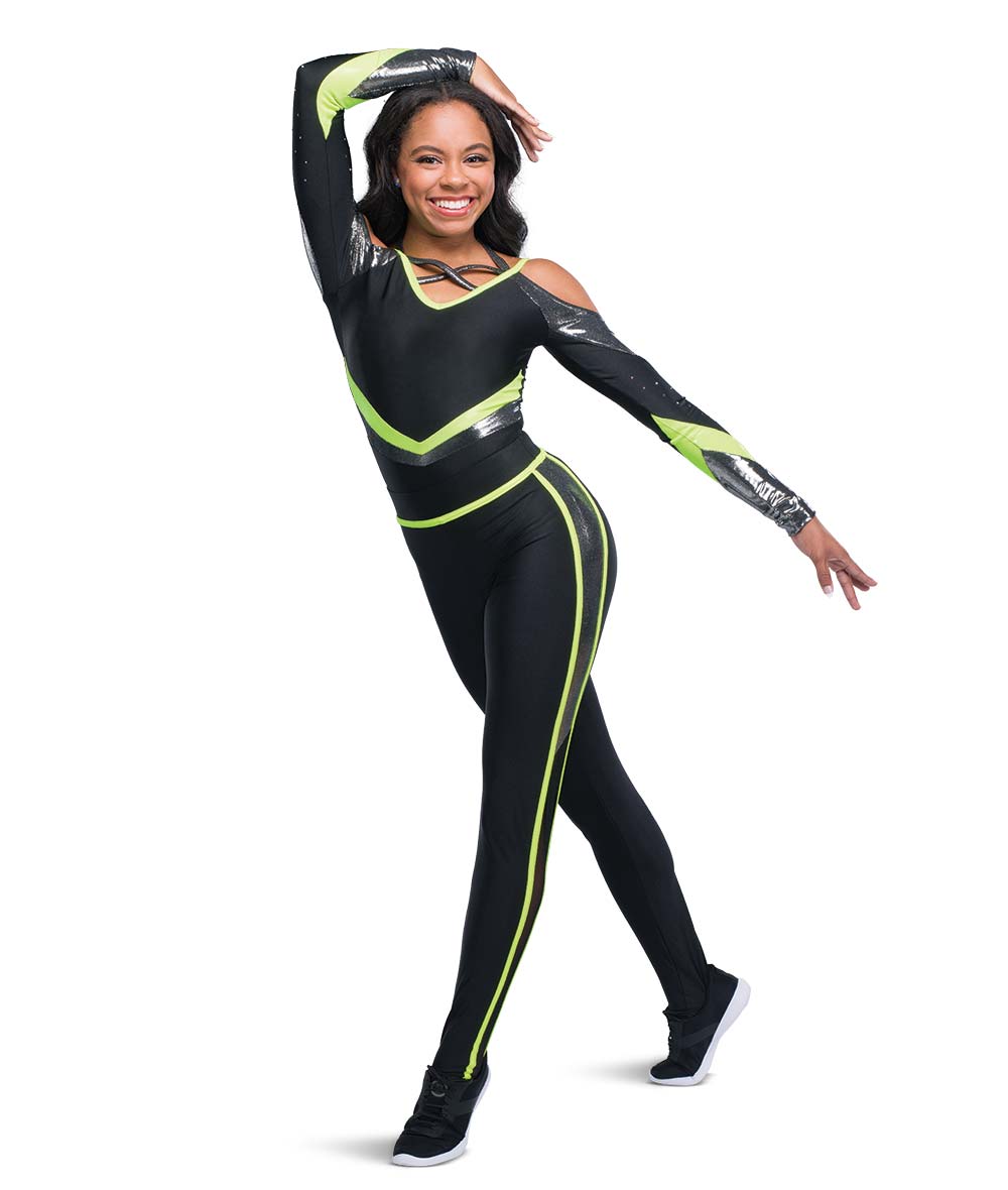T2267 Cold Shoulder Leotard