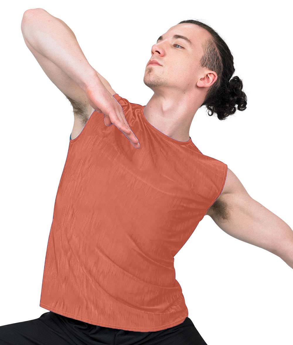 15985 Creased Spandex Tank Top