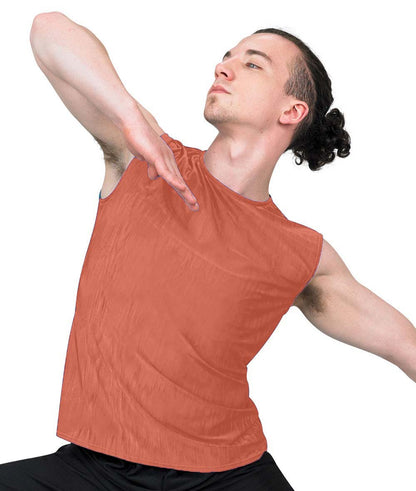 15985 Creased Spandex Tank Top