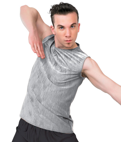 15985 Creased Spandex Tank Top