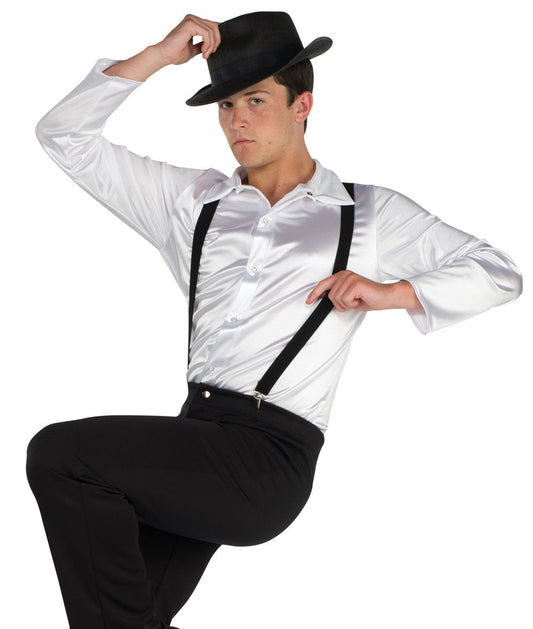 19279 Stretch Satin Guy Shirt