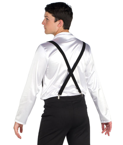 19279 Stretch Satin Guy Shirt