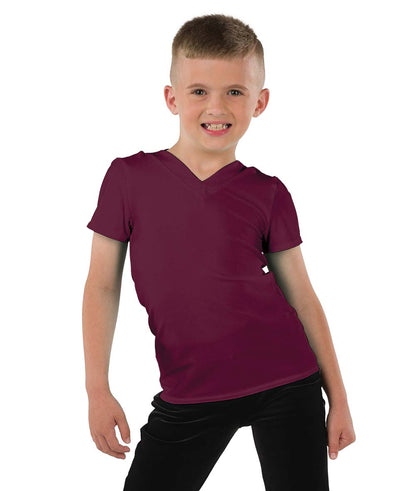 22946 Spandex V Neck Guy Top