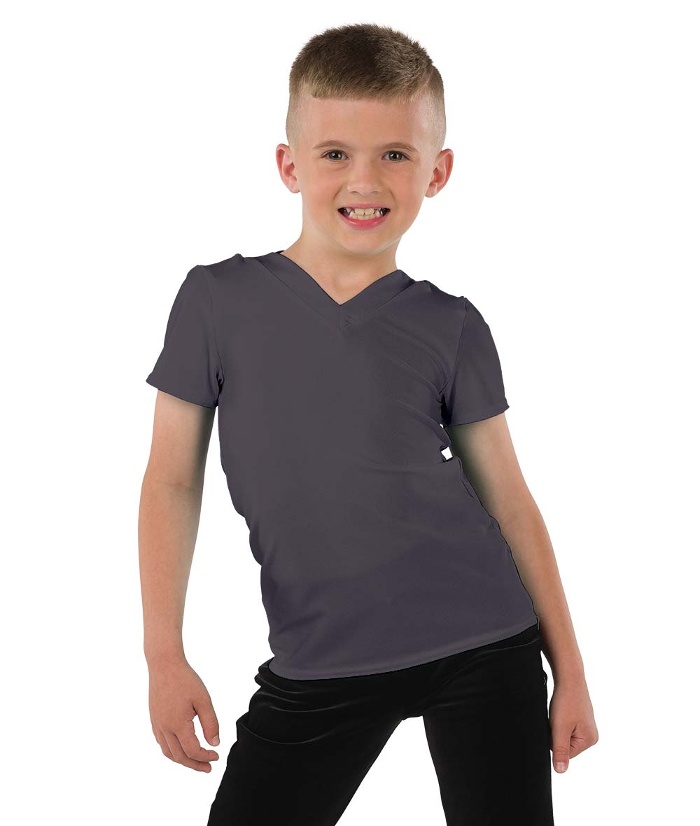 22946 Spandex V Neck Guy Top