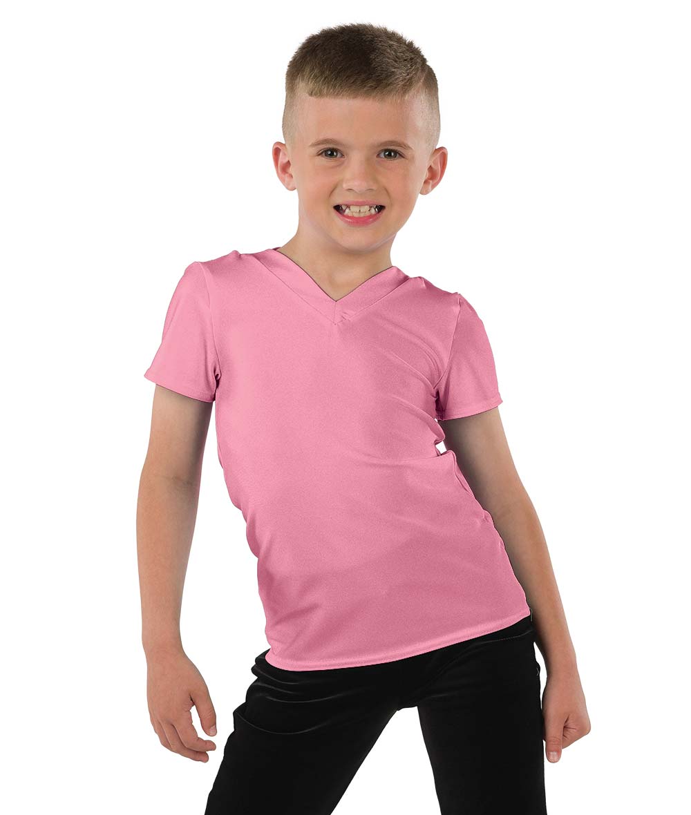 22946 Spandex V Neck Guy Top