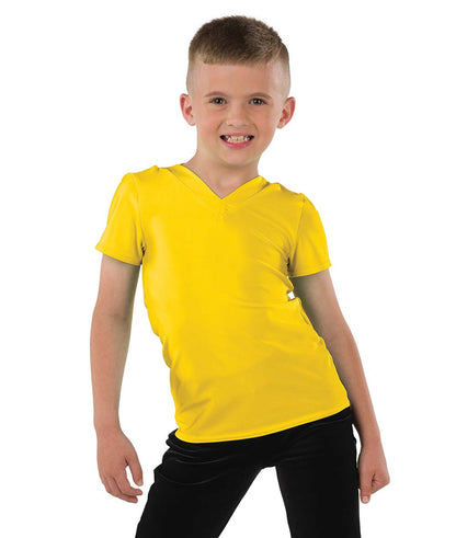 22946 Spandex V Neck Guy Top