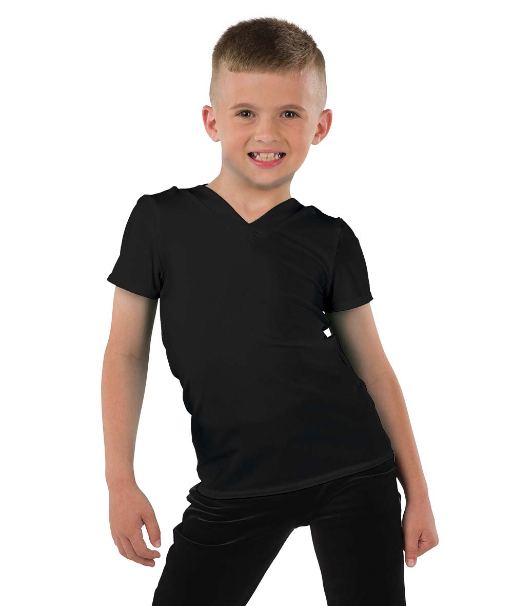 22946 Spandex V Neck Guy Top