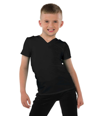 22946 Spandex V Neck Guy Top