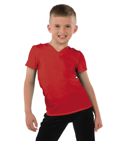 22946 Spandex V Neck Guy Top