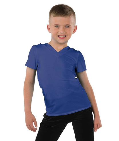 22946 Spandex V Neck Guy Top