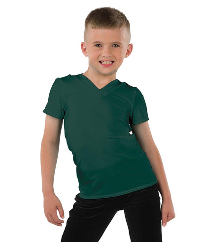 22946 Spandex V Neck Guy Top