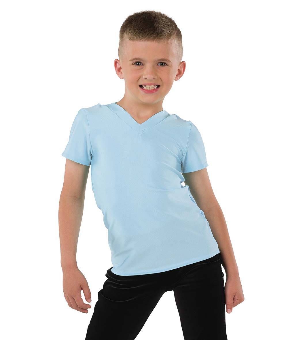 22946 Spandex V Neck Guy Top