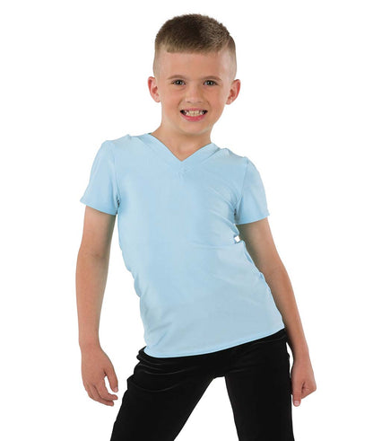 22946 Spandex V Neck Guy Top