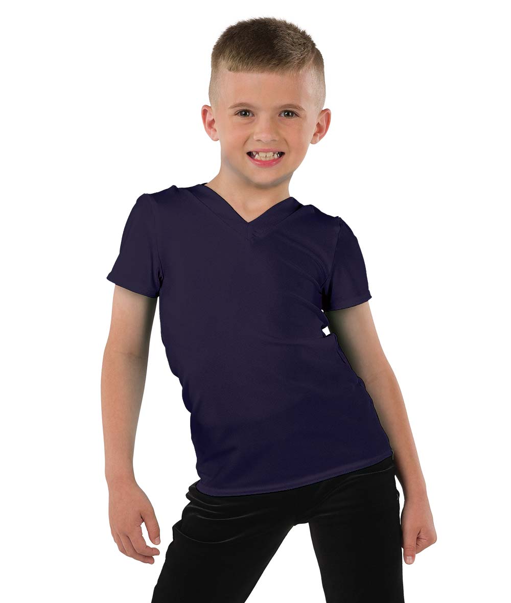 22946 Spandex V Neck Guy Top
