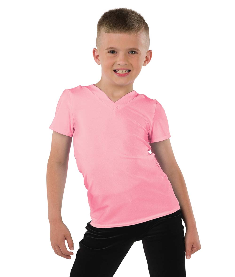 22946 Spandex V Neck Guy Top