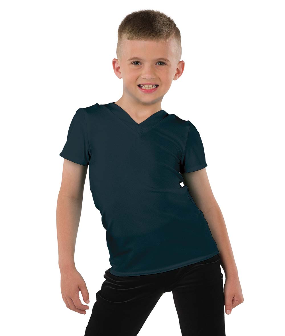 22946 Spandex V Neck Guy Top