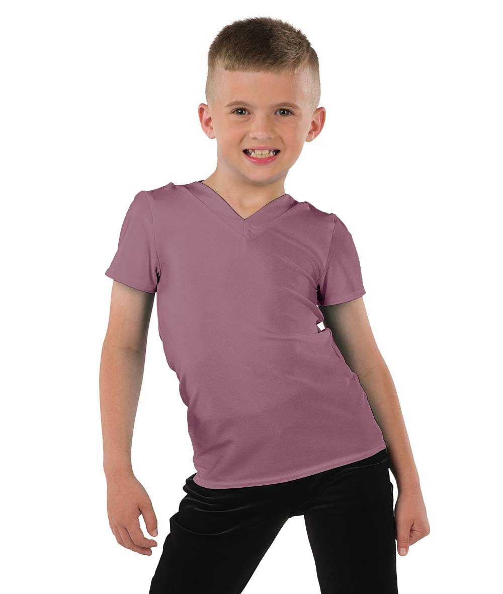 22946 Spandex V Neck Guy Top