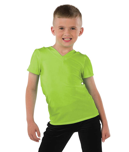 22946 Spandex V Neck Guy Top