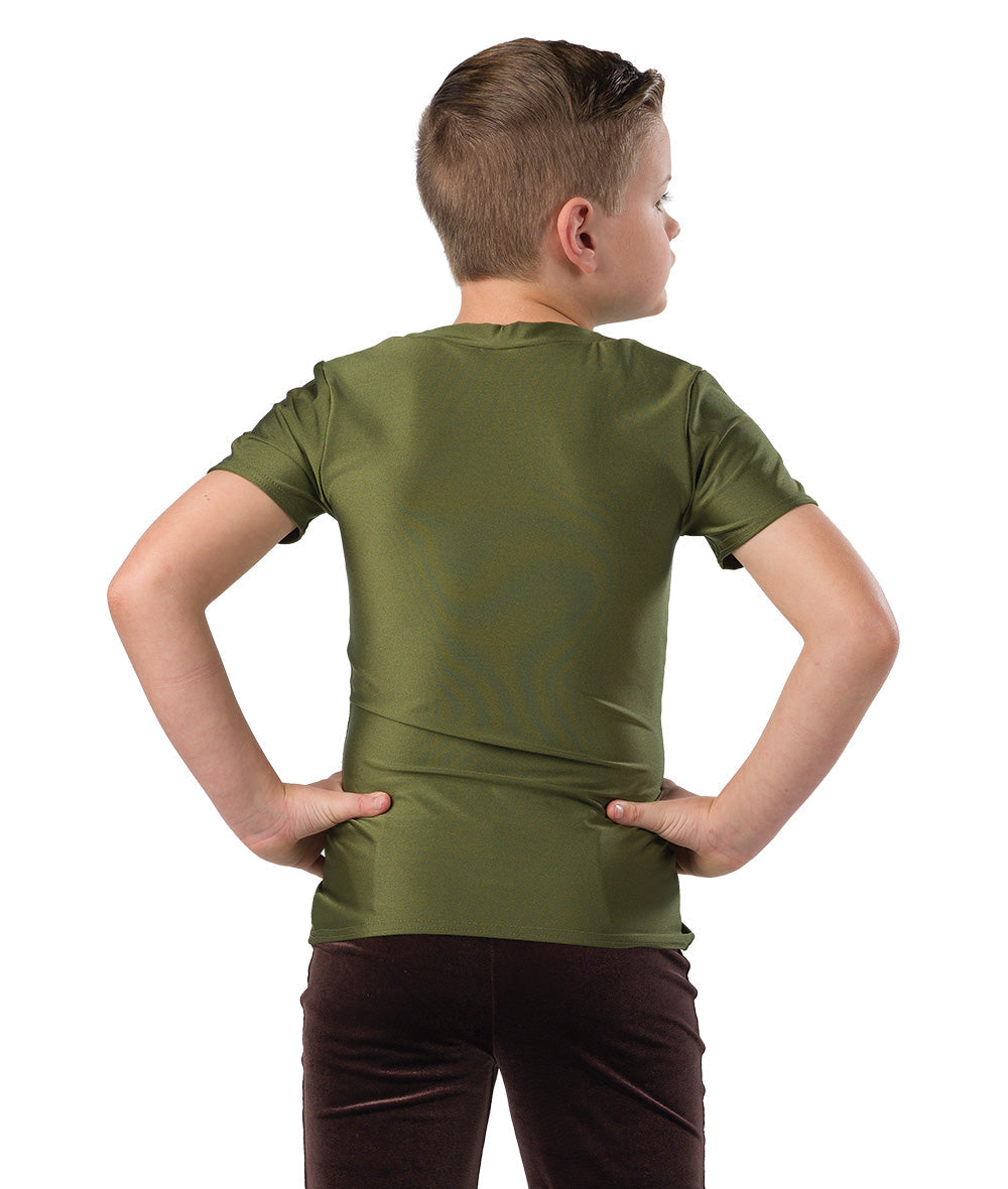 22946 Spandex V Neck Guy Top