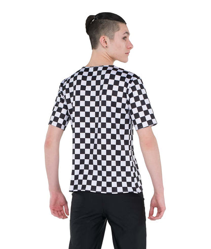 23133 Checked Guy Top