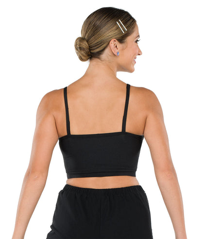 24017A Sequin Cami Crop Top