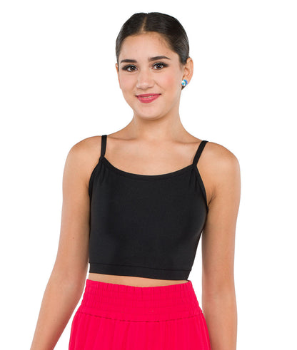 24018A Spandex Cami Crop Top