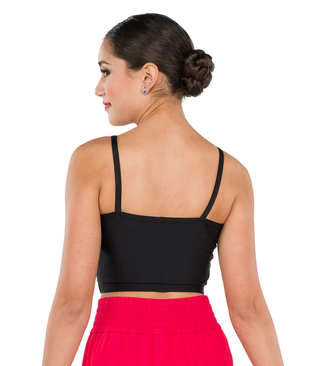 24018A Spandex Cami Crop Top