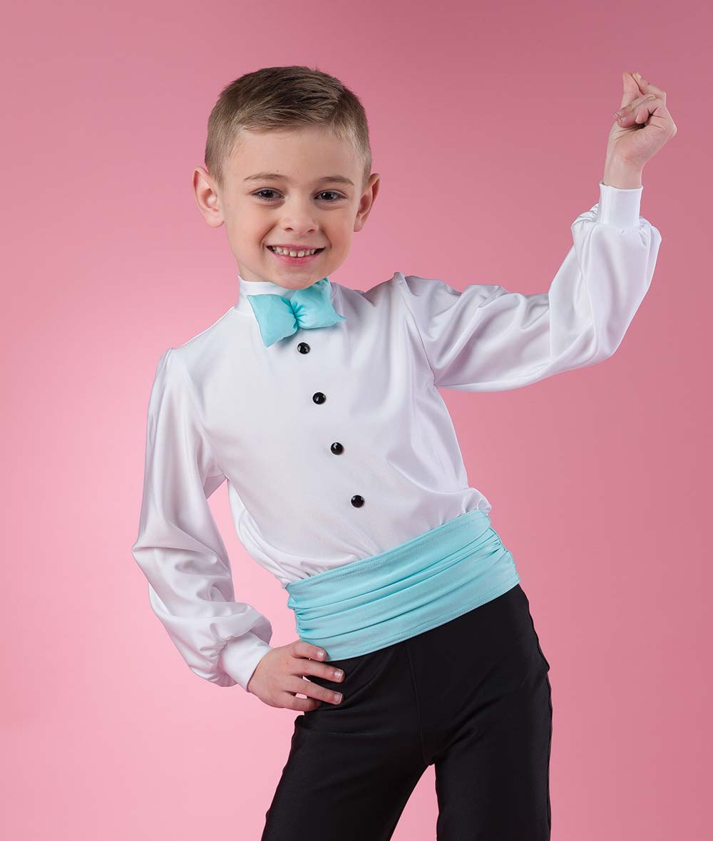 24311 Spandex Tux Boy Top