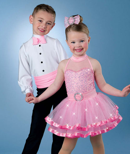 24311 Spandex Tux Boy Top