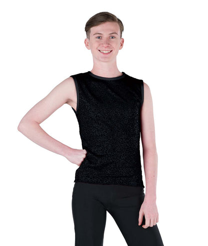 24339 Sequin Spandex Guy Tank