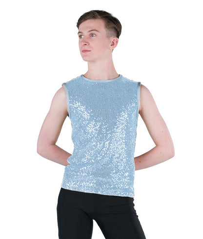 24339 Sequin Spandex Guy Tank
