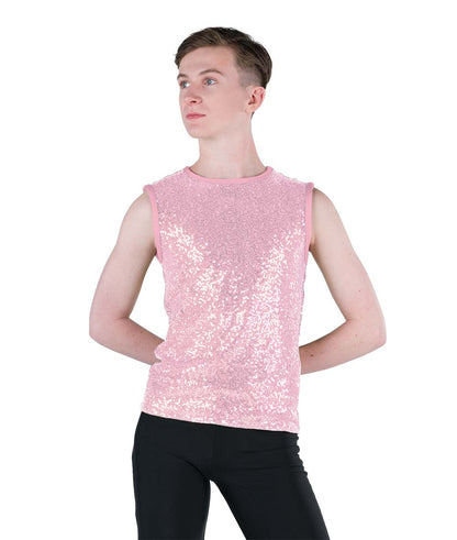 24339 Sequin Spandex Guy Tank
