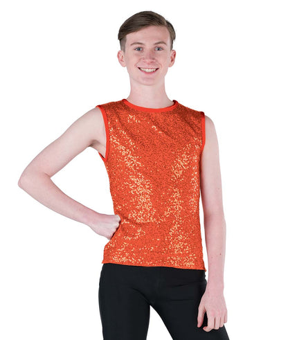 24339 Sequin Spandex Guy Tank