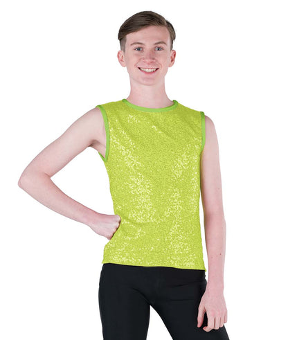 24339 Sequin Spandex Guy Tank