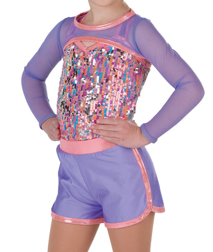 25282S Felt Cute Shrug & Shorts