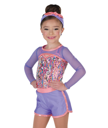 25282S Felt Cute Shrug & Shorts