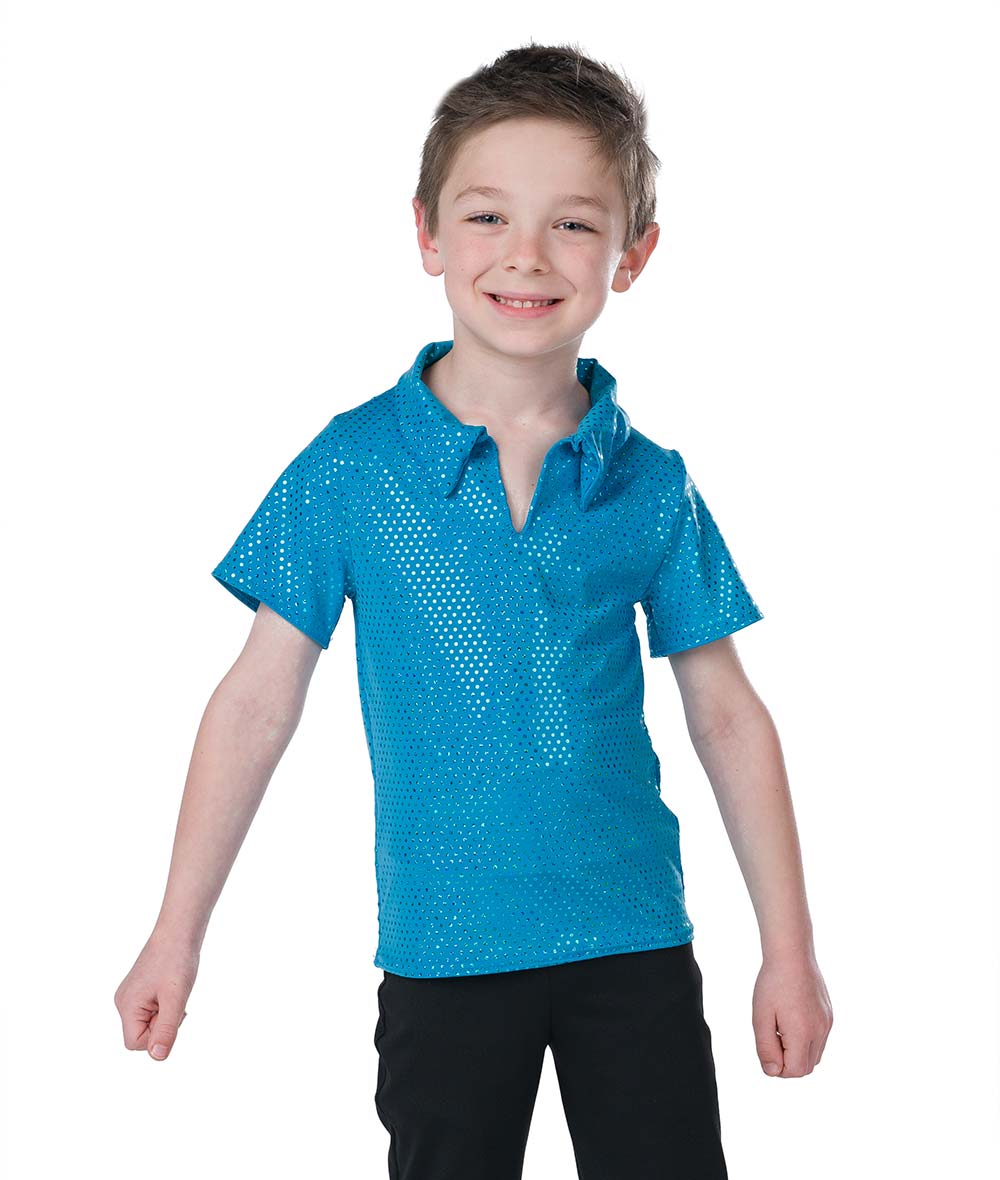 25408 Sequin Dot Guy Shirt