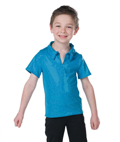 25408 Sequin Dot Guy Shirt
