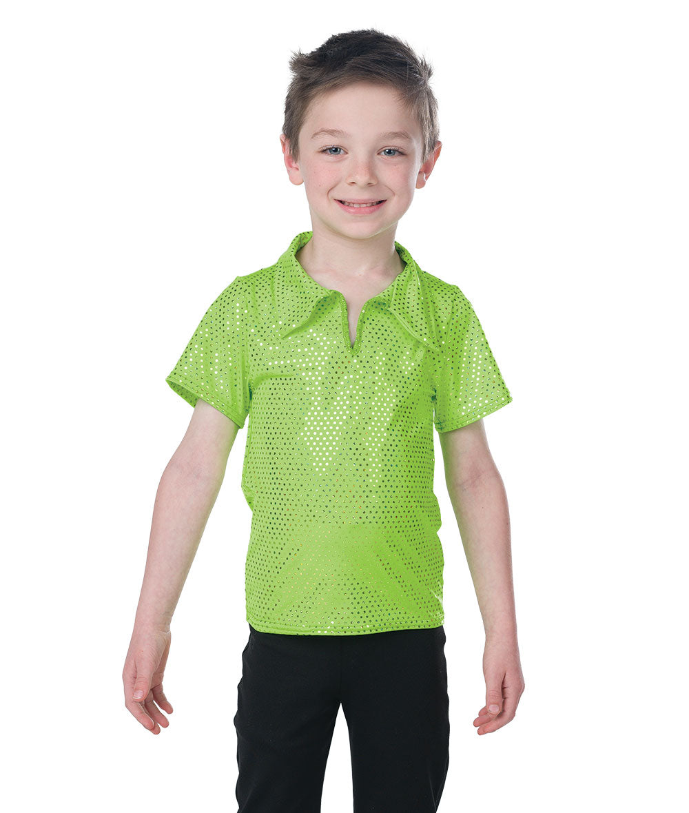 25408 Sequin Dot Guy Shirt