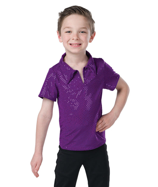 25408 Sequin Dot Guy Shirt