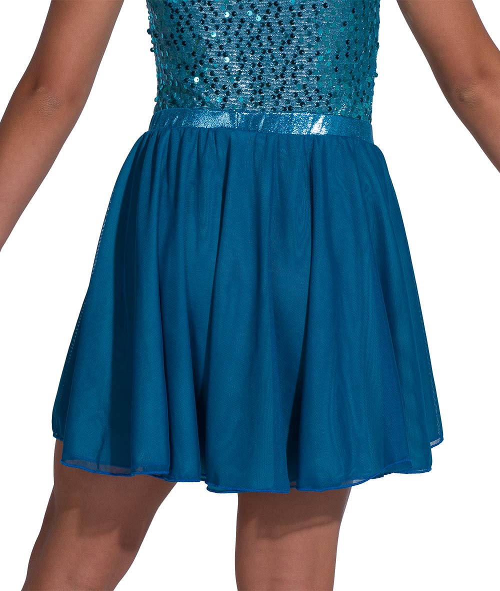 26014A Came Here Love Mesh Skirt