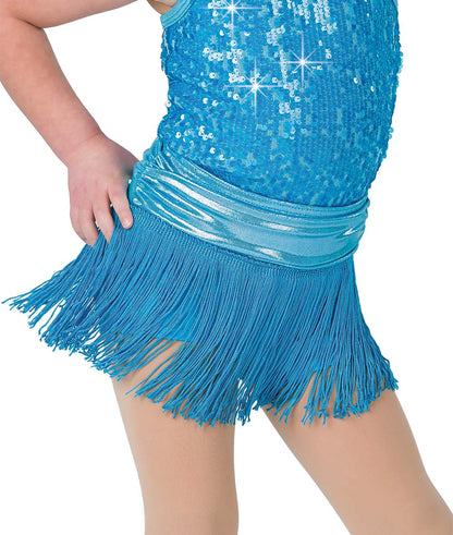 26170F Taking Over Fringe Skirt
