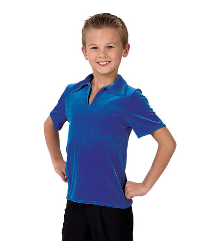 328G Velvet Collared Shirt