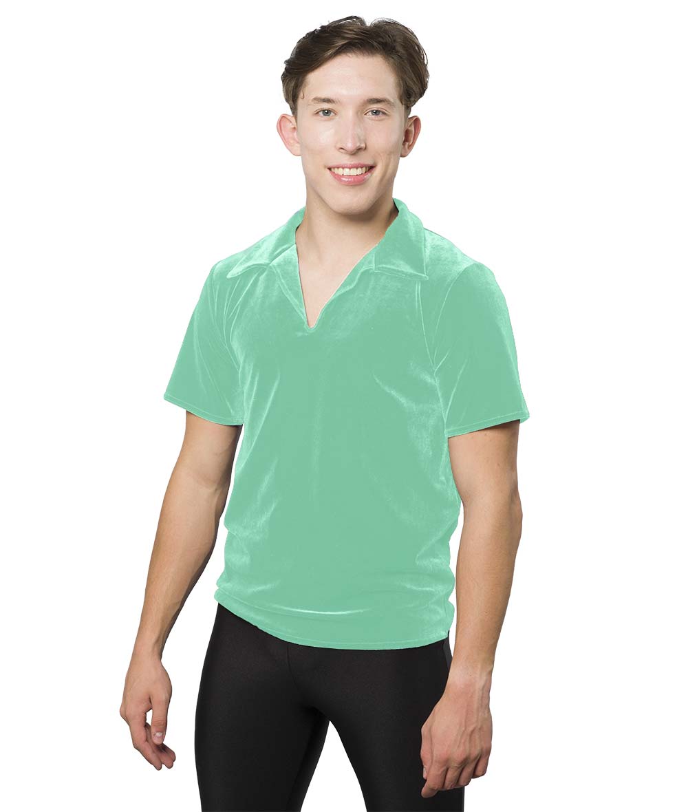328G Velvet Collared Shirt