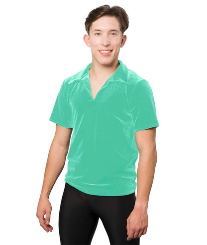 328G Velvet Collared Shirt