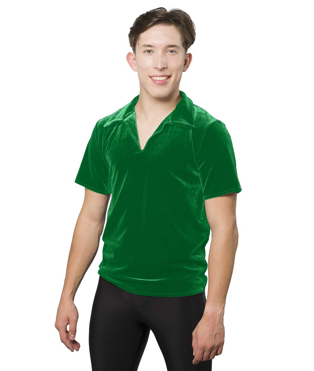 328G Velvet Collared Shirt