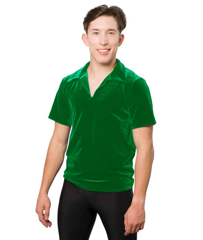 328G Velvet Collared Shirt