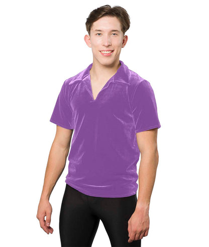 328G Velvet Collared Shirt